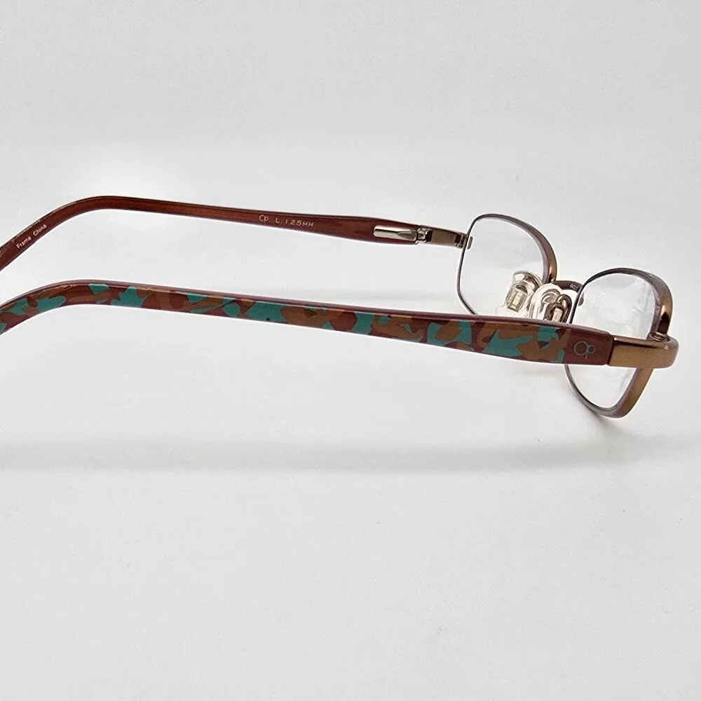 Ocean Pacific OP 811 Brown Kids Eyeglasses Frame w/ Flexhinge and Case 44-17-125